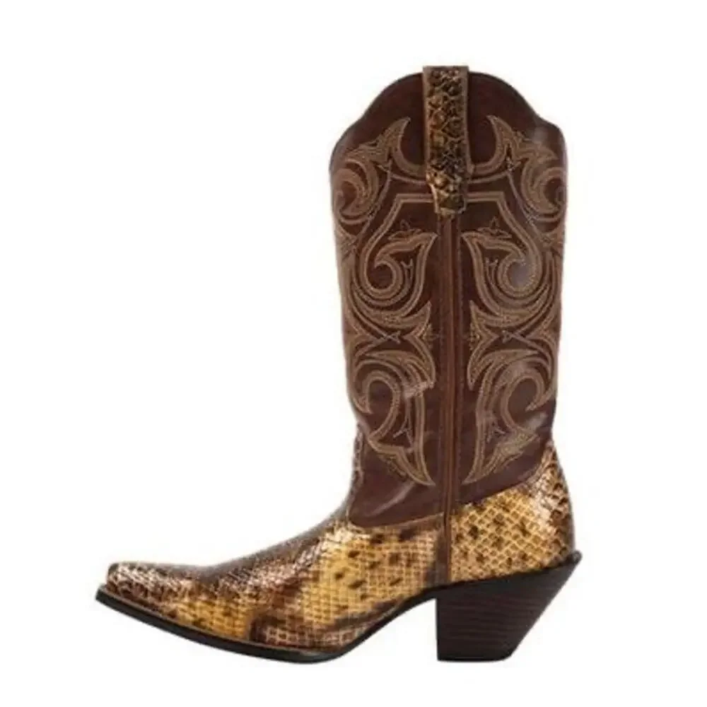 Durango® Crush Women's Brown Western/Cowboy‎ Scalloped 11” Boots